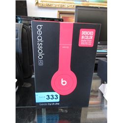 New - Red HD headphones - replica