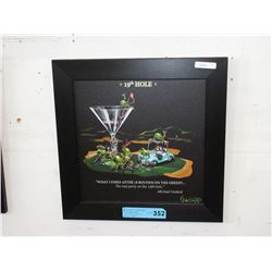 M Goddard print: "19th Hole"