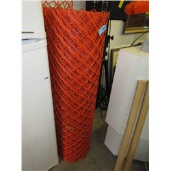 2 Rolls of snow fence - used