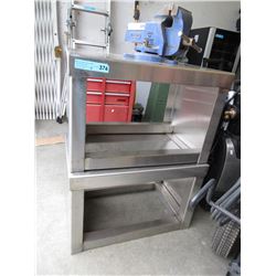 2 Stainless steel stands