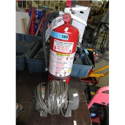 2500 LB winch & a fire extinguisher - used
