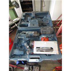 Bosch cordless tools in case - used