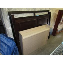Queen size headboard & footboard