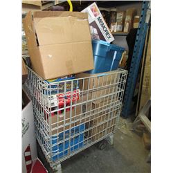 Contents only of wire cart