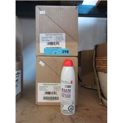 2 Cases of SPF 30 spray sunscreen