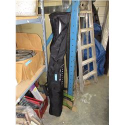 Volleyball net in case - used