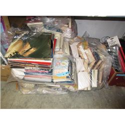 150 Books & LP records - used