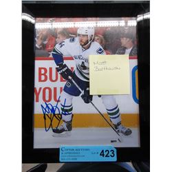 Autographed - Matt Bartkowski framed hockey photo