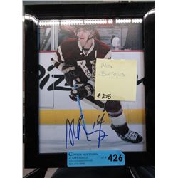 Autographed - Alex Burrows framed hockey photo