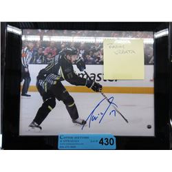 Autographed - Radim Vrbata framed hockey photo