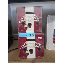 12 Boxes of chocolate liqueur cups