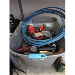 Tote of used tools