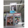 Image 1 : 3 Graded MLB baseball cards