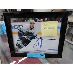 Autographed - Dan Hamhuis photograph