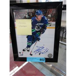 Autographed - Jannik Hansen photograph