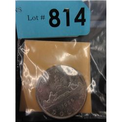 1966 Canadian Silver Dollar Coin