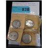 Image 1 : 5 Canadian Silver .50 cent coins