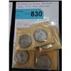 Image 1 : 5 Canadian Silver .50 cent coins