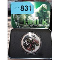 Collectible Marvel "Hulk" round