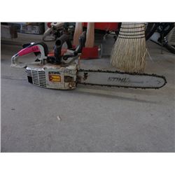 14" Stihl gas powered chainsaw