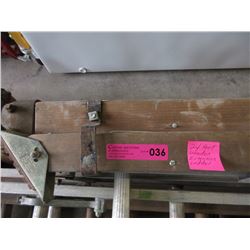 24 Foot wood extension ladder - used