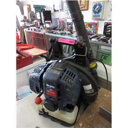 Gas powered backpack leaf blower - used