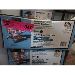 2 Cases of pan framer screws