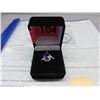 Image 2 : 4 CT Pear Cut Amethyst & Diamond Dinner Ring