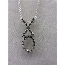 Sterling Silver  "XO" Design Necklace