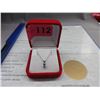 Image 2 : .55 CT Oval Cut Tanzanite Necklace & Chain