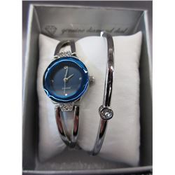 New - Ladies Wrist Watch & Bracelet Set