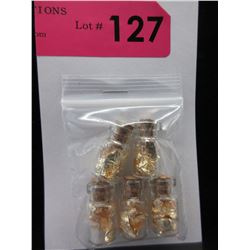 5 Jars of 24 KT gold flake