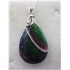 Image 1 : Colour Madagascar Agate Gemstone Necklace