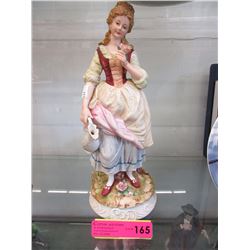 15" Bisque figurine