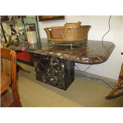 Heavy Marble dining table - used
