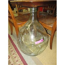Glass demi-john - used