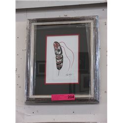 Richard Shorty framed print "Eagle Feather"