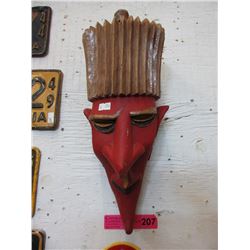Hand carved Devil mask