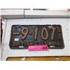 Image 1 : 1944 BC licence plate