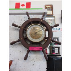 "Ship's Wheel" barometer - used