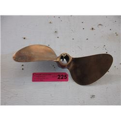 Small brass propeller - 9" Wide
