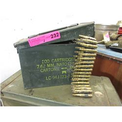 Small metal ammo box  - used