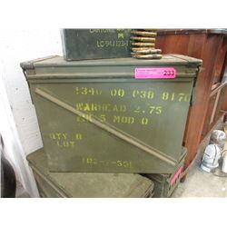 Metal Warhead ammo box - used