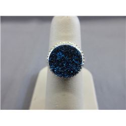 Custom made Titanium Druzy Ring
