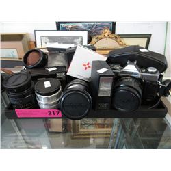 35mm Camera, lenses & accessories - used