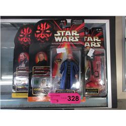 5 Star Wars episode 1 figurines