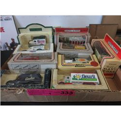 9 Die Cast vehicles - Most Lledo