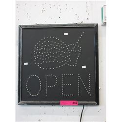 New electric LED "Open" sign