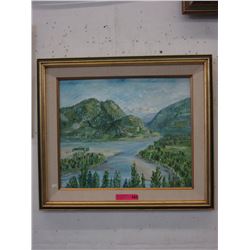 Original oil painting on board