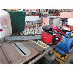 Homelite 14" gas chainsaw - used